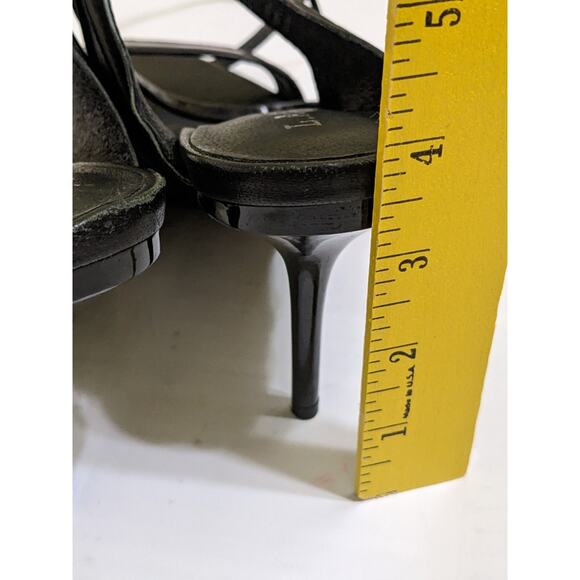 L.A.M.B. Bambi Gwen Stefani Heels Sandals Shoes Size 7.5 7 1/2 Leather Strappy - Picture 6 of 11